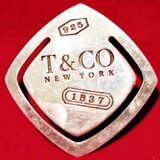 Semn de carte Tiffany & Co din argint